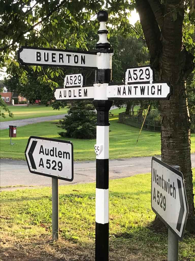 Repainted Finger post, by Smith and Jones